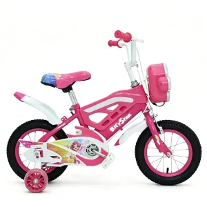 CE Certified New Model Children Bicycle With Front Basket and LED Lights Children Bicycle Bike 3-8 Years Cycle Music Toys