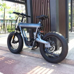 COSWHEEL T20 1000W Factory Electric Bike Beach Cruiser 20inch 48V 750W Fat Tire Electric Bicycle Ebike Full Suspension