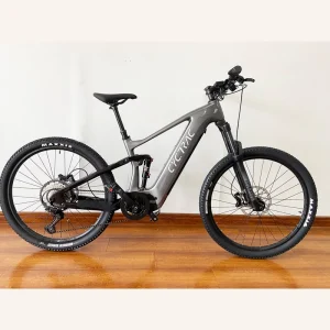 CYCTRAC 48V 750W Carbon Fibre Frame Full Suspension EMTB Electric Mountain Electric Bike Electric Carbon Full Suspension 29 Inch