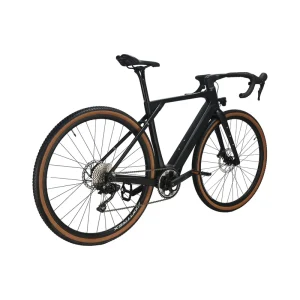 Carbon E Bike 700C Hidden Seat Tube Battery Bafang M820 250W Mid Motor Shimano 7 Speed Brushless Hydraulic Disc Brakes