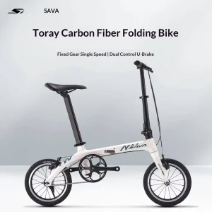 Carbon Fiber Folding Bike Z0 Ultra Lightweight Foldable Commuter Portable Adult Single Speed Aluminum Alloy Folding Bike