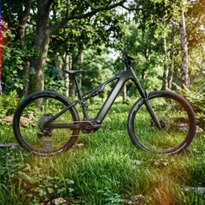 Carbon Fiber Full Suspension EMTB with Bafang M560 Mid Drive Motor 29er Trail Bike