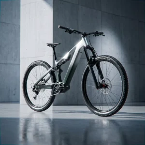 Carbon Fiber Full Suspension Electric Mountain Bike 29er with Bafang M560 Mid Drive Motor EMTB