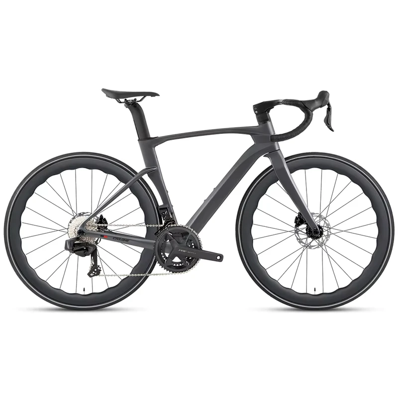 Carbon Fiber Racing Road Bike with Wireless Electronic Shifting 24 Speed Aero Wave Carbon Wheels Disc Brakes — LOONG BICYCLE B2B model