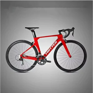 Carbon Fiber Road Bike with 22-speed Gears Aerodynamic Design for Wind Resistance Lightweight for Adult Outdoor Off-roadcycling