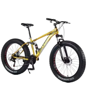 Carbon Steel Snow Tire Men’s Women’s Commuter Fashion Road Bike 21 Speed Spoke Wheel Front Suspension Fork Orange Black