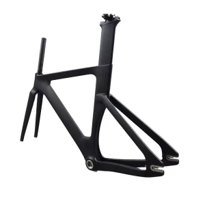 Carbon Track Bike Frame Only Single Speed Fixed Gear Frame Without Brake Track Frame