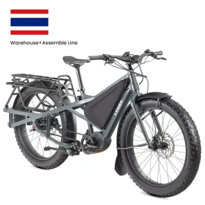 Cargo Bike Cargo Carrier 20 Mph 27.5 Inch 4 Inch Tires 6061 Aluminum Alloy Frame 1.5 Inch Headset Electric Cargo Truck