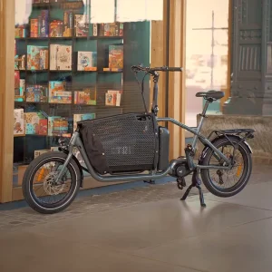 Cargo Electric Bicycle with Folding Front Basket E cargo Ebike