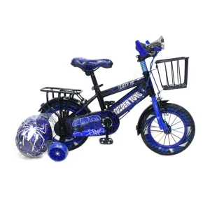 Children’s 12 14 16 18 Inch Toddler Bike with Training Wheels and Ordinary Pedal for Kids 1-6 Years
