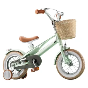 Children’s 12-16 Inch Magnesium Alloy Bicycle Boys and Girls’ Ordinary Pedal Bike for 2-6 Years Old