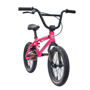 Children’s 14 Inch Street BMX Bicycle Single Speed Aluminum Frame Alloy Fork Sealed Bearings Full Shockproof Freestyle