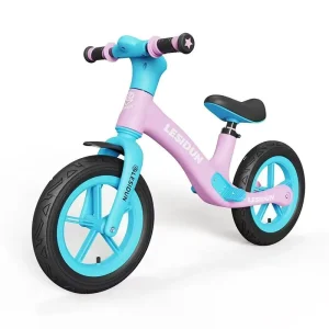 Children’s Balance Bike Ages 4-6 Nylon Frame Pedal-Less Bicycle for Boys and Girls