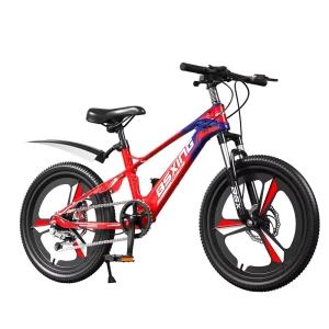 Children’s Bicycle 6 15 Years Old Mountain Bike for Boys and Girls Road Shock Brake Single Speed Bicycle