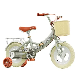 Children’s Bicycle for Boys Girls Foldable Ages 2 8 Training Wheels Lightweight No Frame