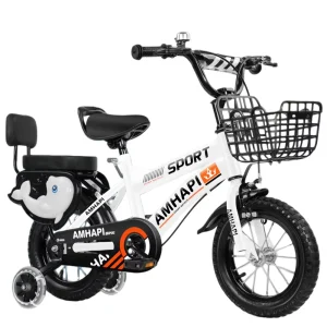Children’s Bicycles for Boys and Girls 3 12 Years Old Steel Frame with Adjustable Saddle Training Wheels Disc Brakes