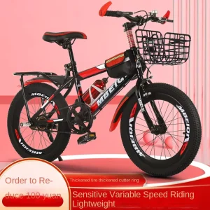 Children’s Mountain Bike 18 24 Inch Variable Speed Carbon Steel Frame Outdoor Road Bike Adult Student Commuter Pedal Bike