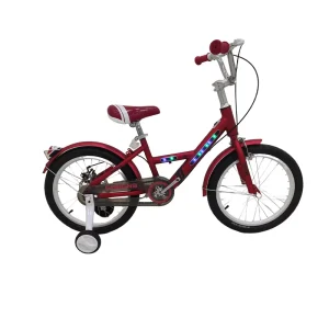 Children’s Mountain Bike Steel Single Speed Brake Line Men’s and Women’s Models with Training Wheels Student Pedals