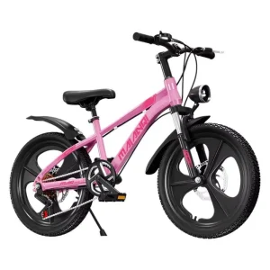 Children’s Mountain Bike for Teens 6-15 Years Old Boys Girls Front Suspension Disc Brakes Shock Absorption for Older Primary