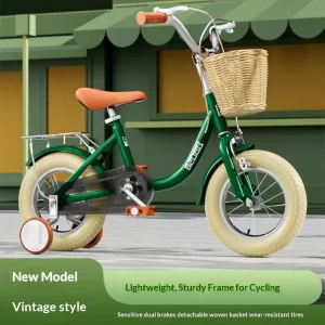 Children’s Pedal Bikes for Boys Girls Older Kids 12 14 16 18 20 Inch Student Bikes Training Wheels Carbon Steel Frame