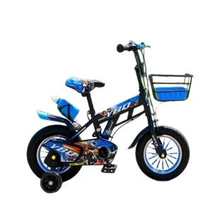 Children’s Steel Frame Single Speed Bicycle for 3-12 Years Old Boys Girls 16-inch Lightweight Training Wheels Primary School
