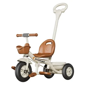 Children’s Tricycle Baby Push and Ride Infant Pedal Bike 1 to 3 to 6 Years Old Kids’ Bicycle with Training Wheels