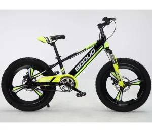 Children’s and Adult Single Speed Mountain Bike with Disc Brake Carbon Steel Frame Front Suspension 20” Wheel