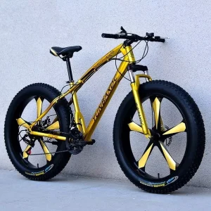China 26inch Aluminum Alloy 4.0 Fat Bicycles Mountain Fat Bike Five Blade Fatbike Mountain Bike Disc Brakes Snow Bike