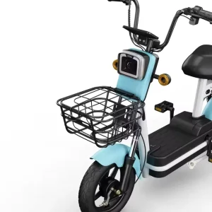 China Factory 350W Brushless Motor Steel Frame 3-Speed Electronic 50km Electric City Bike Front/Rear Drum Brakes Lightweight