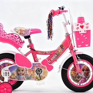China Factory Beautiful Girls Nice pink Kids Bike Children Bicycle Factory Kids Bicycle with Front Basket and Colored rainbow