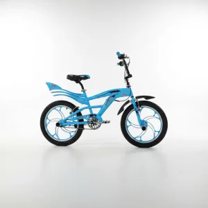 China Factory Boys Kids Steel Bike with Ordinary Pedal Full Shockproof Frame V Brake Youth Bicycle