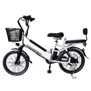 China Factory Custom Design Disc Brake Long Battery Life Adult 250W 48V City Electric Bicycle