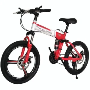 China Factory Folding Bicycle 26″ Wheels Steel 21speed Fold Mountain Bike Folded Frame Bicycle 27.5″ FoldingBike