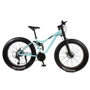 China Factory Supply Big Tire OEM Front Suspension Popular 26×4.0 Tire Fat Tyre Mountain Fat Bike Bicycle Fatbike
