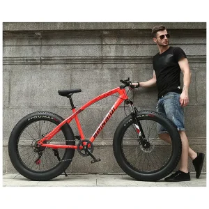 China Fat Tire Bike Bicycle Tianjin Factory 26 Inch Mountain Bicycle Full Suspension 21 Speed for Men Adults