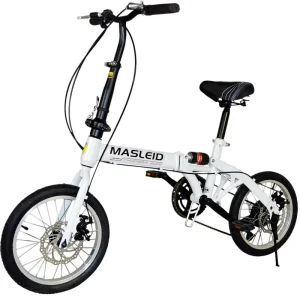 China Folding Bike 16 Inch 6 Speed Disc Brake Bicycle Portable Male and Female China 20 Disc Mountain Folding Bikes