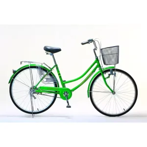 City Bike Customized 21 Speed 26″ Alloy Tire Steel Frame Classic Hydraulic Disc Brake Commuter Bicycle