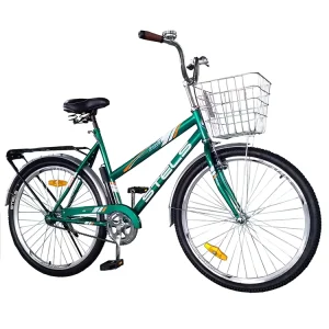 City Bike From Bicycle Factory for Women OEM Lady Bike Good Quality Bike Blue Black with Front Basket