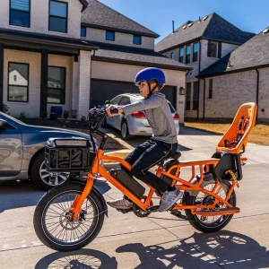 City Recreational 960WH 750W 20 Inch Two Wheel Cargo Bike with Long Seat