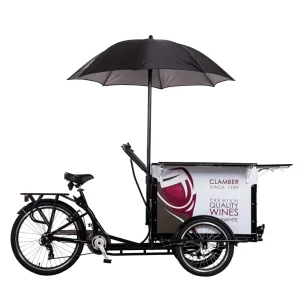 Clamber 3 Wheel Pedal Assist 7-Speed Cargo Bike Dutch Bakfiets Family Use Front Cargo Box Stable Frame EU Warehouse Daily