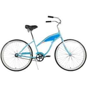 Classic HKMNG 007 26 Inch Beach Cruiser 7 Speed Steel Frame Disc Brake for on Road Seaside Riding