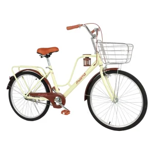 Classic Retro Urban Style 24 26 Inch Women’s Bike Ladies’ Bike 26 Inch City Leisure Bike Multi Color Commuter Bike