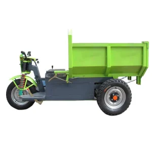 Closed Electrophoretic Paint Electric Cargo Tricycle Tipper for Farm Land or Construction Site or Mining Area