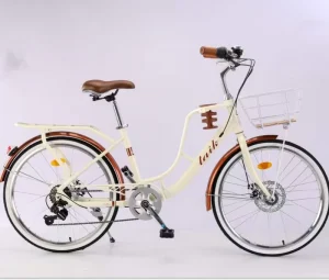 Coffee Bicycle OEM Lady Bike with Basket Womens City Bike Speed Ladies Bicycles for Sale Women Bike