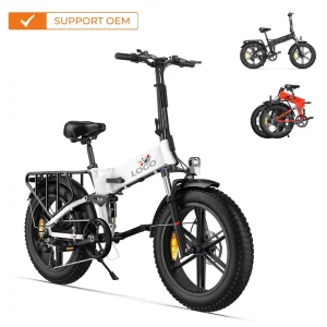 Commuting Ebike 250W Electric Bicycle 20In Fat Tire Mountain E-Bike Full Suspension Foldable Electric City Bike Urban OEM