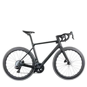 Complete Carbon Bike with Disc Brake EDS-214S Electronic Shifting Wheels Black TT-X43 Road Bike Frame Wheelset