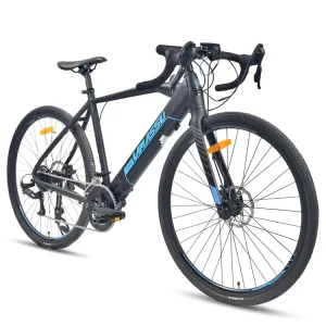 Complete Ebike 53cm Aluminum Alloy Frame 700C Central Motor 250W 36V Lithium Battery 16 Speed Electric Gravel Bike