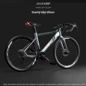 Cross border Bent Handlebar Road Bike Dual Disc Brake Cycling Bike Men’s Flat Handlebar Touring Bike Aluminum Alloy