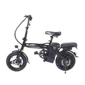 Cross-border Foldable Adult Electric Bikes Rear Hub Motor Lithium City Bike with 7-Speed Waterproof & High Speed Motor
