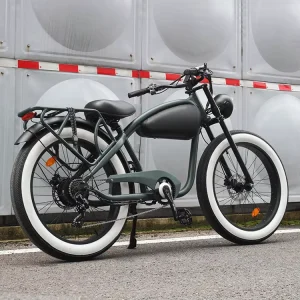 Cruise Retro Electric Off-Road Bicycle, Beach Aluminum Alloy 26-Inch Fat-Tire Electric Bicycle